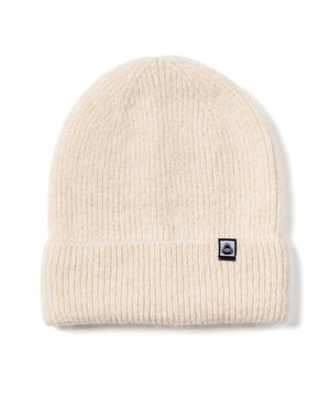 Brushed Maine Recycled Beanie in Cream