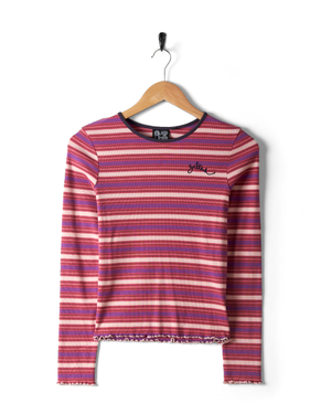 Lanie Kids Long Sleeve Top in Pink Stripe