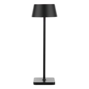 Dar Sergio Outdoor USB Rechargeable Table Lamp Matt Black LED IP54