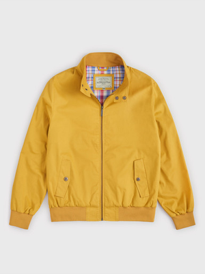 Mustard Yellow Harrington Jacket