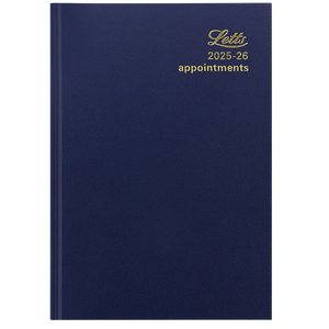 Letts Academic Diary 2026 - 2027 A5 1 Day per page English Blue A1XBL
