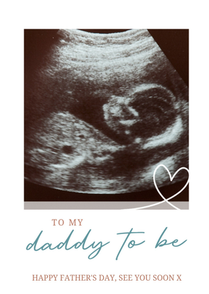 Daddy To Be Photo Upload Father's Day Card