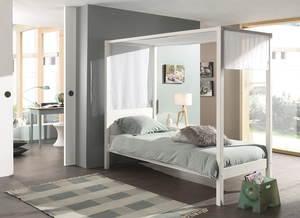 Pino Small Canopy Bed