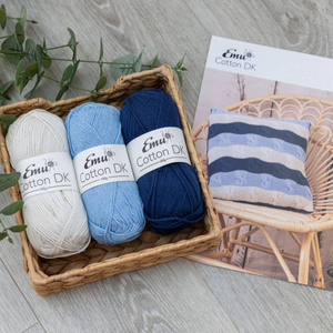 Scandi Style Cushion in Emu Cotton DK Bundle