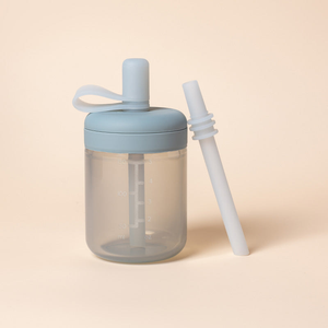 Classic / Ether Silicone Training Cup with Straw
