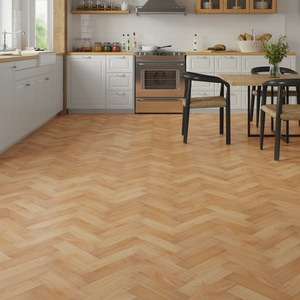 Lusso Flooring Carrara Luxe Natural Brushed & Oiled Oak Herringbone Engineered Wood