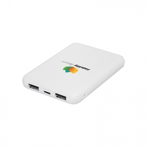 Pocket  Power 5,000 mAh Mini Power Bank - Type C and Dual USB  Ports