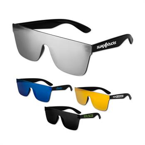 Smoke  Mirror Lens No Frame  Sunglasses