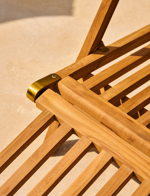Toddington Steamer Chair - Teak, Natural