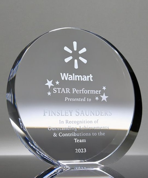 Clear Crystal Circle Award