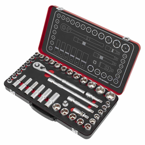 Sealey AK7925 Socket Set 1/2" Sq Drive Metric/Imperial (40 Pieces)