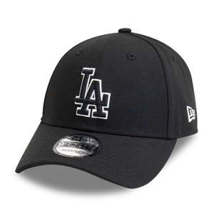 LA Dodgers Pop Outline Black 9FORTY Adjustable Cap