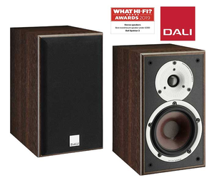Dali Spektor 2 Speakers, Black, Walnut or White - Walnut