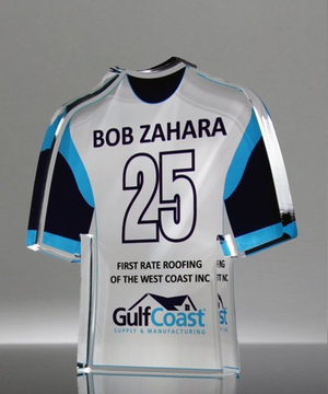 Acrylic Jersey Paperweight Award