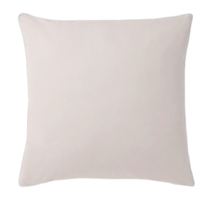 Hotel Deluxe European Pillowcase Natural and White