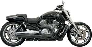 Bassani Black Road Rage II B1 Power Exhaust System For Harley Davidson 2007-2017 VRSCAW, VRSCDX, VRSCX & 2009-2017 VRSCF Muscle Models (1V38RB)