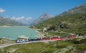 Lake Como via the Bernina Express