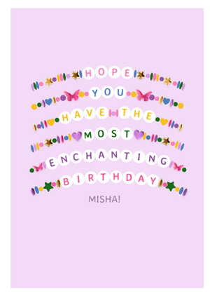The Most Enchanting Birthday Card