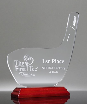 Acrylic Golf Trophy