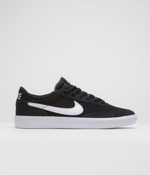 Nike SB Heritage Vulc Shoes - Black / White - Black - White