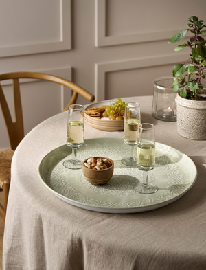 Fiskardo Tray - Iron, Clay