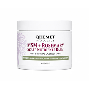 Qhemet Biologics MSM + Rosemary Scalp Nutrients Balm