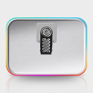 2.5" x 3.5" Rounded Rectangle Bulldog Clip Buttons
