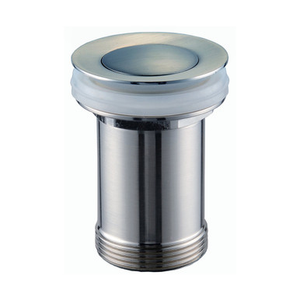 Basin Pop Up Plug & Waste 32mm/40mm with Hair Catcher Brushed Nickel [202991]