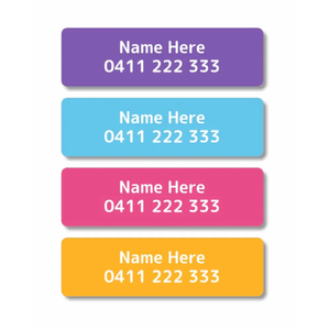 Vivid Iron On Clothing Labels