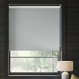 Verona (Blackout), Steel Grey - Roller Blind