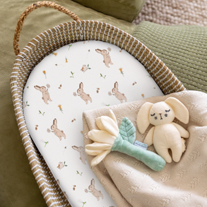 Mabel & Fox -  Basket Changing Mat - Bunny
