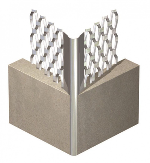 Standard Render Angle Bead Stainless Steel 16mm To 20mm 53x3000mm