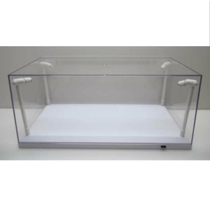 Triple 9 1:18 Car Display Case w/4 Adjustable LED Lights White Base