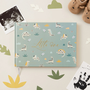 Blush & Gold - Baby Memory Book - Dinosaur