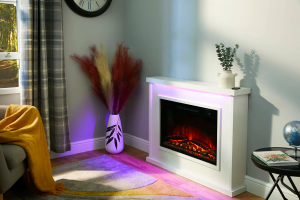 Harwood Electric Fireplace Suite