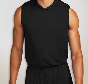 Sport-Tek Competitor Sleeveless Hooded Performance Shirt - Black
