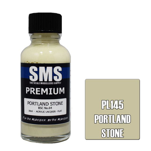 SMS PL145 Premium PORTLAND STONE 30ml Acrylic Lacquer