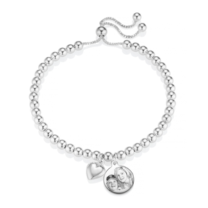 Disc Duo Photo Bracelet