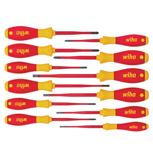 Wiha WHA41003 SoftFinish electric slimFix 12 Piece Screwdriver Set