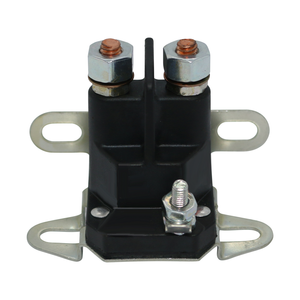 Single Pole Starter Motor Solenoid 1/4" and 5/16" Post Chassis Ground