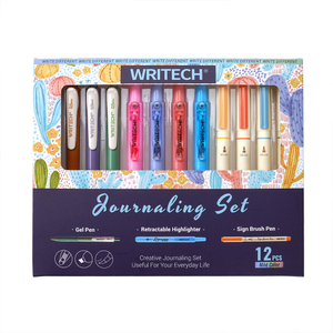 WRITECH 12 Piece Journal Set Mild Tones