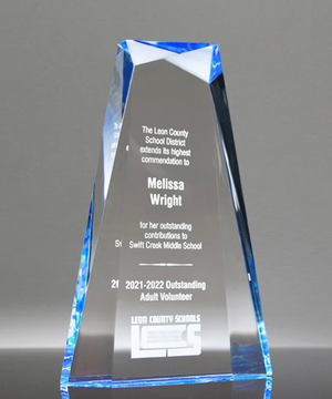 Sapphire Jewel Acrylic Award