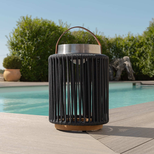Maze - Luna Small Solar Light - Charcoal
