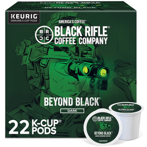 Black Rifle Coffee Beyond Black K-Cups, Dark Roast – 22 Count