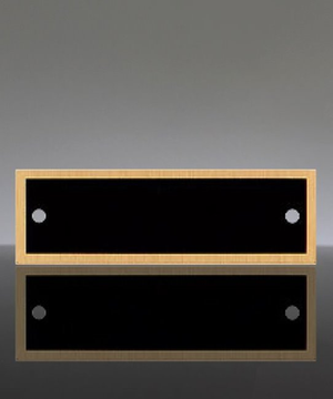 Black Brass Perpetual Engraving Plate By Airflyte