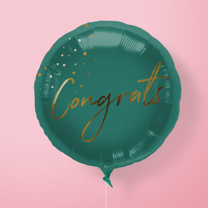 Moonpig Congrats Green Balloon