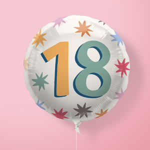 Moonpig 18th Birthday Starburst Milestone Balloon