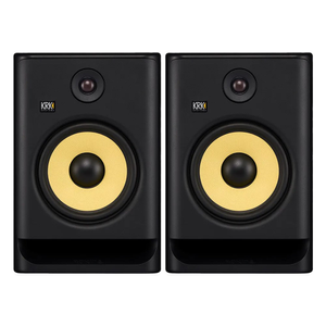 KRK ROKIT RP8G5 8" Studio Monitors w/ Three Voicing Modes & Iso Pads (Black Pair)