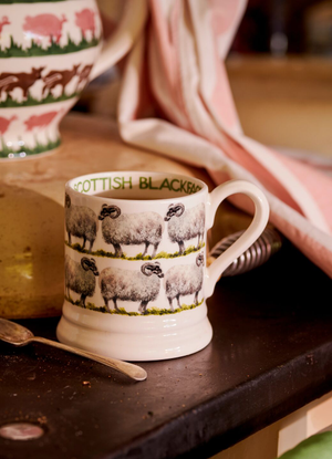 Scottish Blackface Sheep 1/2 Pint Mug