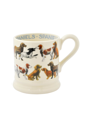 All Over Spaniels 1/2 Pint Mug